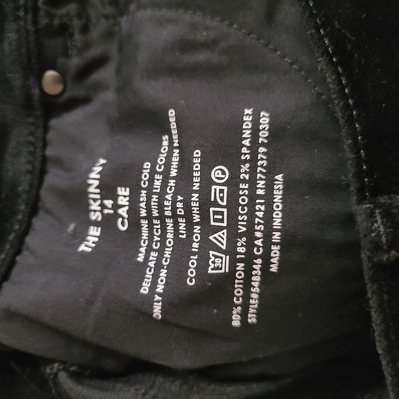 Ann Taylor Velvet Skinny Jeans - Picture 3 of 9